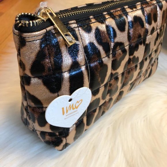Imoshion Metallic Leopard Cosmetic Bag - Picture 3 of 5